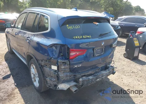 2020 BMW X3 xDrive30I из США, поврежденный, VIN 5UXTY5C00L9C01851